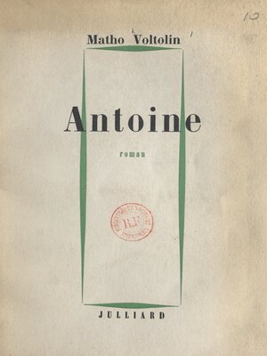 cover image of Antoine